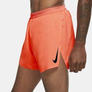 Nike AeroSwif 4″ Running Track Shorts Mango
